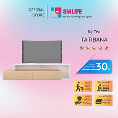 Kệ tivi gia đình phong cách hiện đại SMLIFE Tatibana