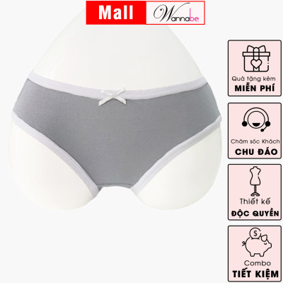 Quần lót thun cotton WANNABE QLC02 quần chíp đơn giản, dễ mặc thoáng mát
