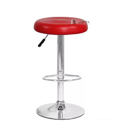 Ghế bar nệm tròn không tựa CB2256-P Nội thất Capta Ghế quầy bar nệm pvc chân thép mạ chrome tăng giảm tại hcm