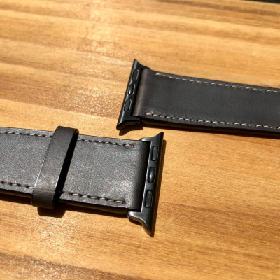 Dây Da Đồng Hồ HANNSON LEATHER Dành Cho Apple Watch, Nhiều Màu, Đủ Size - Hàng Chính Hãng