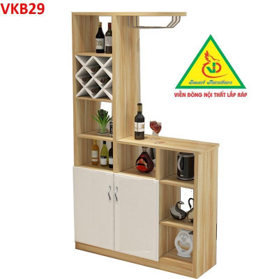Quầy bar mini kết hợp tủ rượu VKB029 - Nội thất lắp ráp Viendong Adv