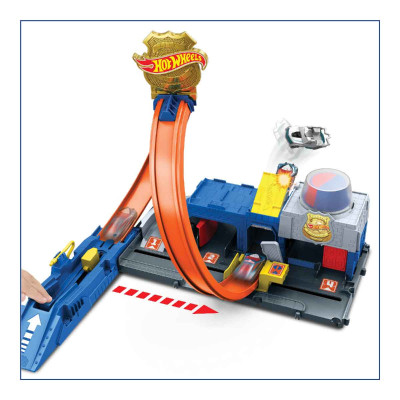 Đồ Chơi Trạm Cảnh Sát Siêu Đẳng HOT WHEELS JBM71