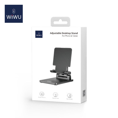 Stand/ Giá đỡ nhôm gập gọn kê điện thoại, Máy tính bảng, iPhone, iPad WIWU - Hàng Chính Hãng