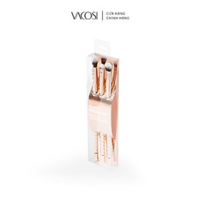 SC03 - BỘ KIT 3 CỌ MẮT PRO VACOSI, PHIÊN BẢN GOLDEN DRAGON - VACOSI FLEET THE EYES BRUSH KIT, 3PCS