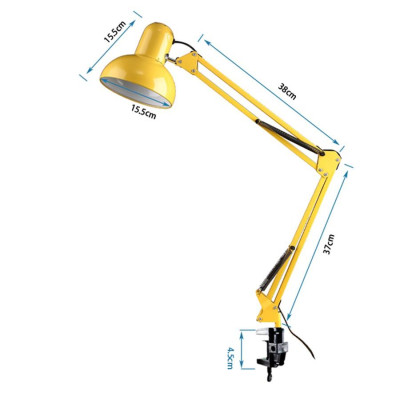 Đèn kẹp bàn Pixar đủ màu sắc < ẢNH THẬT chụp 100%> Tặng kèm bóng LED