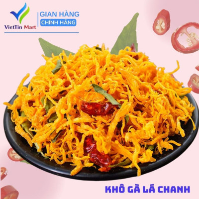 Combo Khô gà Lá Chanh Viettin Mart 500g + Khô Gà Bơ Tỏi Viettin Mart 500g