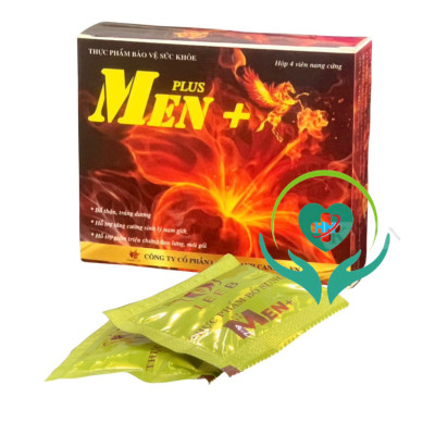 ￼Viên uống tăng cường sinh lí nam - MEN+ (hộp 2 gói x 2 viên)