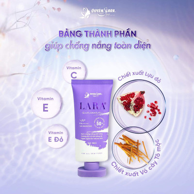 Kem Chống Nắng Lara Sun Cream Quyên Lara, Chăm Sóc Da, Bảo Vệ Da