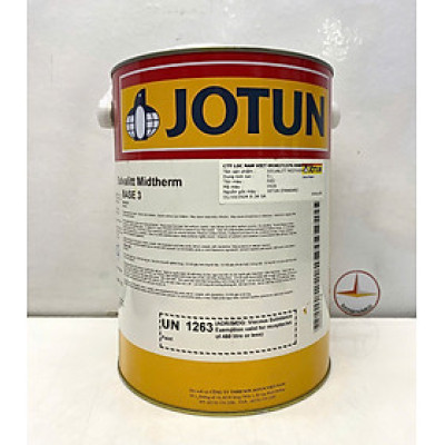Sơn chịu nhiệt Jotun Solvalitt Midtherm (260°C) Base 3 màu đỏ - Red 0926 _ 5L