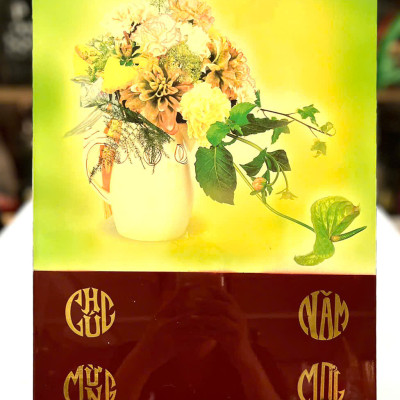 Tranh lịch sơn mài cao cấp Thanh Bình Lê size 30x40 cm treo tường, trang trí nhà cửa, văn phòng, quà tặng tân gia, tặng