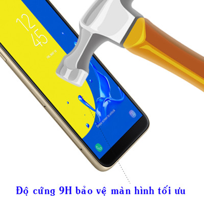 Kính Cường Lực Cho Samsung Galaxy J6 - Full Màn Hình - Màu Đen - Hàng Chính Hãng