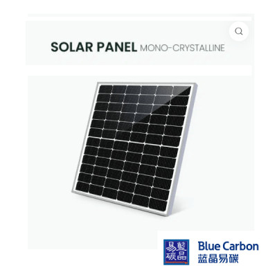 Tấm pin năng lượng mặt trời 100w - Chính hãng Blue Carbon