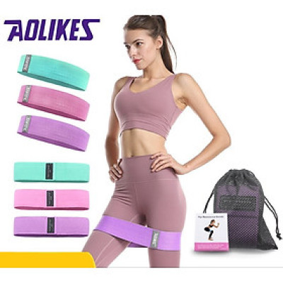 BỘ 3 DÂY KHÁNG LỰC MỚI ,TẬP MÔNG ĐÙI CHÂN Hip Resistance bands Aolikes Y(TẶNG TÚI VÀ SÁCH HƯỚNG DẪN)