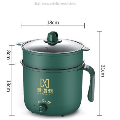 nồi lẩu điện mi ni nấu cơm,cháo 18cm đa nămg