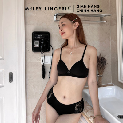 Combo 4 Quần Lót Nữ Lưng Cao Modal Phối Ren Active Miley Lingerie Màu Đen - FDS0125