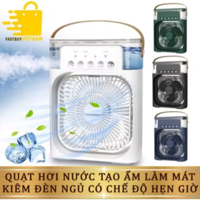 QUẠT PHUN SƯƠNG 5 ĐẦU PHUN MINI SIÊU MÁT LẠNH MẪU MỚI