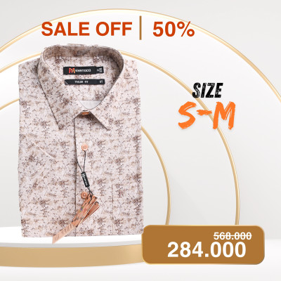 Áo sơ mi Khatoco sale off 50%