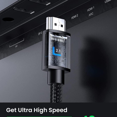 Ugreen UG40400HD151TK 0.5M 8K 60hz HDMI 2.1 cáp nối dài - HÀNG CHÍNH HÃNG