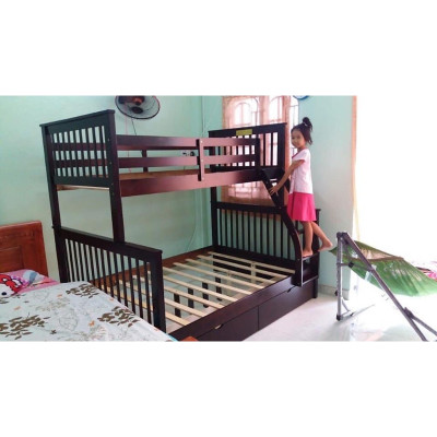Giường 2 Tầng K.Bed 128 (Nâu)