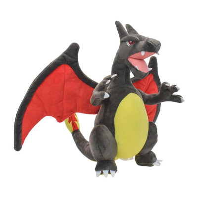 Gấu bông pokemon rồng lửa Charizard đen khớp bẻ tạo kiểu siêu ngầu (25cm) nguyên tem nguyên tag xịn mịn đẹp hàng cao cấp, an toàn cho trẻ nhỏ