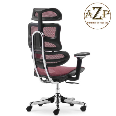 Ghế Giám Đốc, Ghế Văn Phòng Khung Thép 100% AZP FURNITURE Ergonomic AZP-9137 Phân Khúc Cao Cấp - Dòng Full Lưới - Best Choice Hỗ trợ Lưng