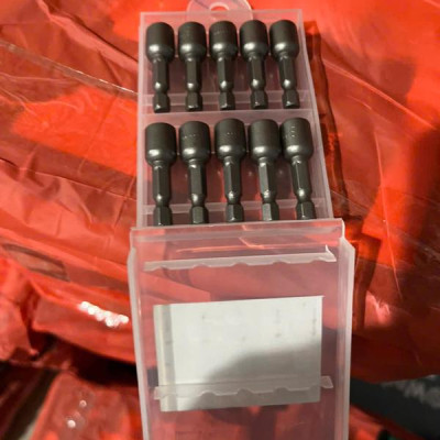 Bộ 10 Đầu Mũi Vít Bắn Tôn Workfix 8mm - Hợp Kim Cao Cấp Chống Han Rỉ - Sử Dụng Cho Các Loại Máy Băn Vít,...