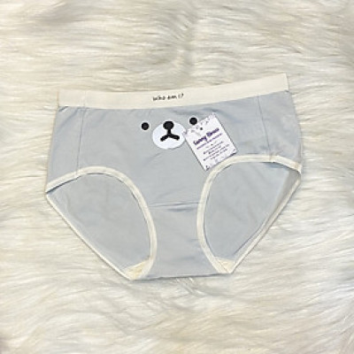 Quần lót nữ 23077 cotton gấu ôm nguyên mông dễ thương