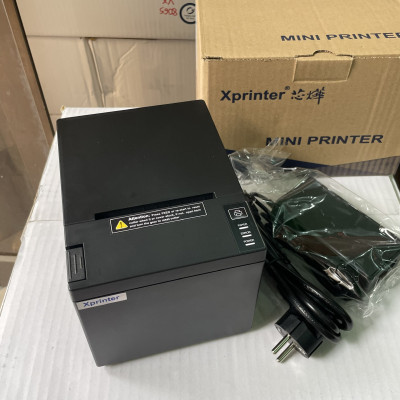 Máy in hóa đơn K80 Xprinter XP-Q807K cổng USB + LAN, in bill bán hàng trên điện thoại và máy tính - Hàng chính hãng