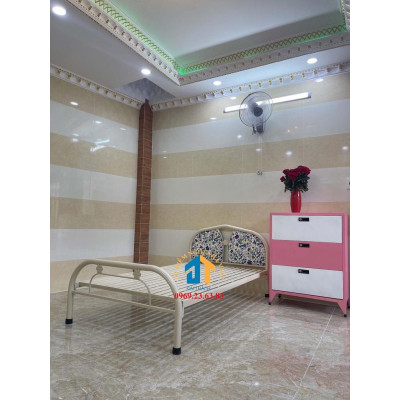 Giường sắt đơn ngang 1m màu kem - ĐẠI THÀNH