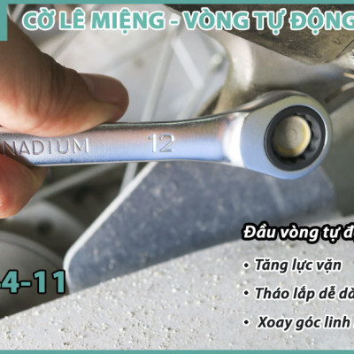 CỜ LÊ VÒNG MIỆNG – ĐẦU VÒNG TỰ ĐỘNG WHIRLPOWER
