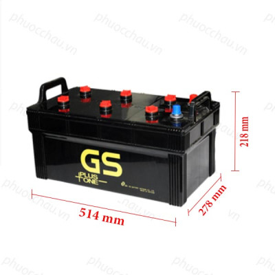 Bình Ắc Quy  Nước 12V-200Ah, Ắc Quy Ô Tô GS N200