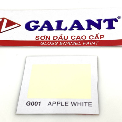 Sơn dầu Galant màu Apple White G001_ 0.8L
