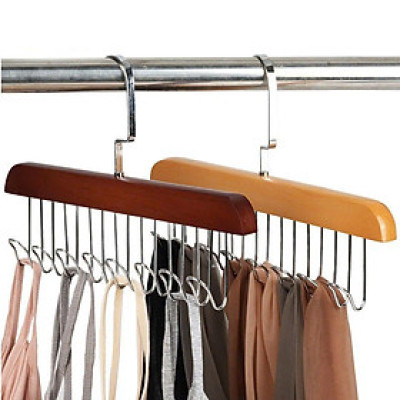 MÓC TREO GỖ treo đồ lót, thắt lưng, cà vạt, áo dây vật dụng phong cách vintage sang trọng - Hàng chính hãng