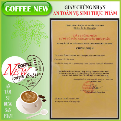 Cà Phê Nguyên Chất Arabica Gói (500g), Dạng Bột Pha Phin, Thơm Thanh Thoát, Thể Chất Nhẹ, Màu Nước Nhạt Coffee New