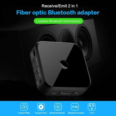 SOAIY Bộ Thu Phát Bluetooth 5.0 Hỗ Trợ APTX Optical Bluetooth TX16 - Hàng Nhập Khẩu