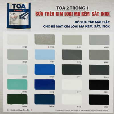 Sơn sắt mạ kẽm Toa 2 trong 1 màu cam 232 _ 800G