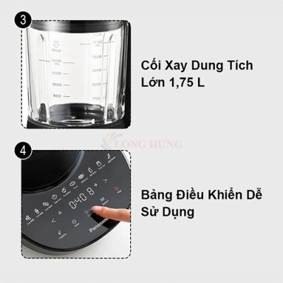 Máy xay nấu đa năng Panasonic MX-HG6401KRA - Hàng chính hãng
