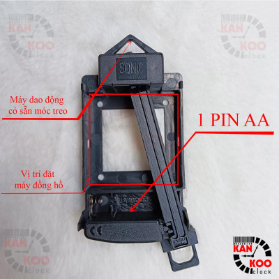 Cây lắc dao động xi vàng 25cm, dùng cho đồng hồ treo tường, đồng hồ gỗ, gỗ lũa