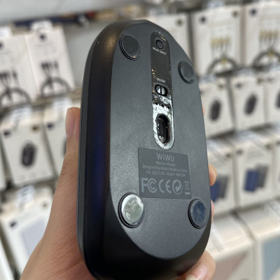 Chuột WiWU Wireless Dual Mode Mouse WM104 Dành Cho Các Thiết Bị Có Bluetooth Có Chân Sạc Type-C - Hàng Chính Hãng
