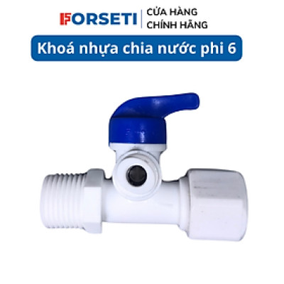 Khoá cấp nước nhựa, inox phi 6, phi 10 cho máy lọc nước RO Karofi, Kangaroo, Sunhouse,... - Hàng nhập khẩu