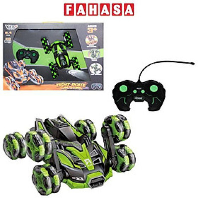 Đồ Chơi Siêu Xe Nhện Tinh 8 Bánh Điều Khiển Từ Xa - Vecto VT955191/GR - Màu Xanh Lá