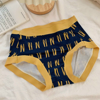 COMBO 5 QUẦN LÓT NỮ COTTON LỤA LƯNG CAO HỌA TIẾT 6196