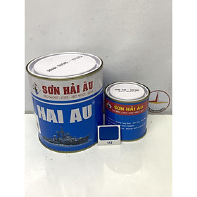 Sơn epoxy Hải Âu màu xanh dương EP352 1L/Bộ