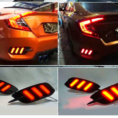 Bộ 2 Đèn Gầm Led Cảng Sau Honda Civic (2016 - 2021)