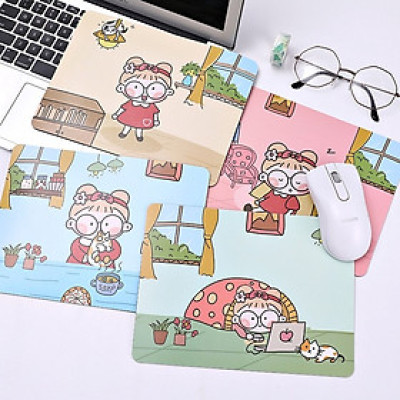 Miếng Lót Chuột Máy Tính Họa Tiết Dễ Thương Tươi Tắn (Giao Mẫu Ngẫu Nhiên)