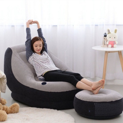 Ghế hơi tựa lưng cao cấp + tặng kèm bơm điện 2 chiều