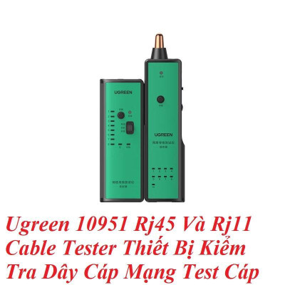 Ugreen 10951 Rj45 Và Rj11 Cable Tester Thiết Bị Kiểm Tra Dây Cáp Mạng Test Cáp Ugreen NW167 - Hàng Chính Hãng