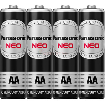 Vỉ Pin than đen Panasonic AA R6NT/4SB-V (4 viên/20 viên) - Hàng chính hãng