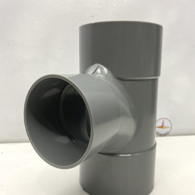 Tê cong giảm 168 x 140 nhựa PVC Bình Minh _ TC168x140