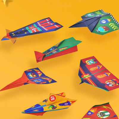 Đồ Chơi Gấp Giấy Thủ Công Mideer Origami Paper Planes – Máy Bay